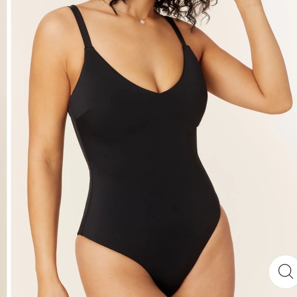 Andie‎ Swim The Marco One Piece LT (Long Torso) Black size Small Tall NWT